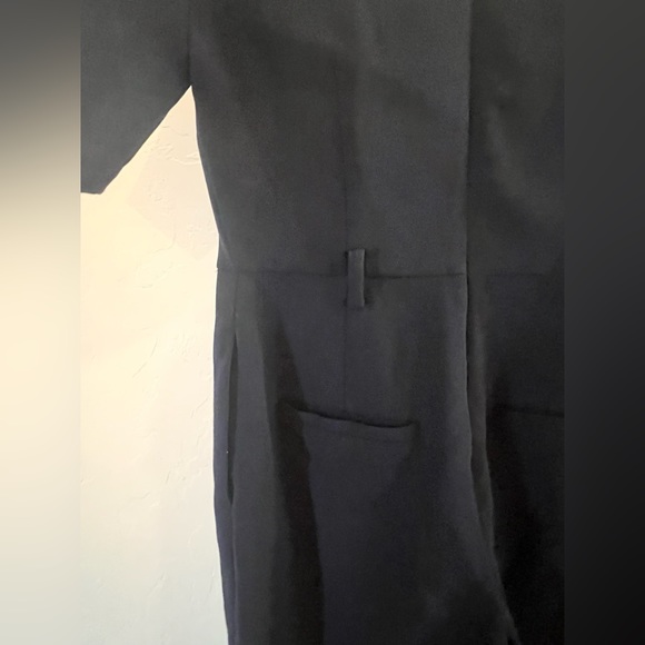 Banana Republic Factory Sleeveless Jumpsuit, Black, Size 0 Petite - Picture 5 of 8